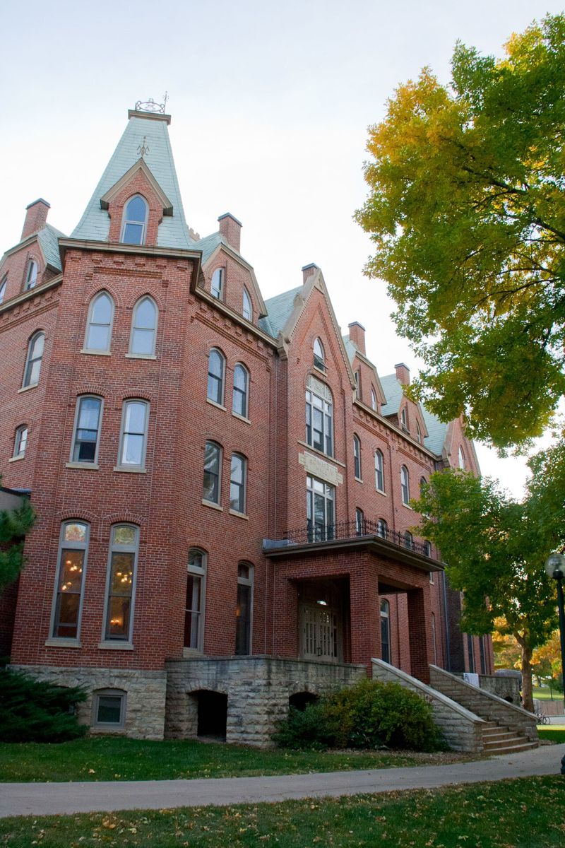 Historic building on the Cornell College campus in Mount Vernon